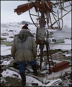 Science station in Antarctica 