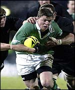 Brian O'Driscoll caused New Zealand numerous problems