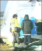 Lockerbie bombing scene 