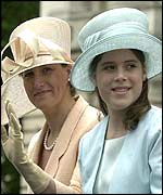 Sophie, Countess of Wessex, and Princess Eugenie