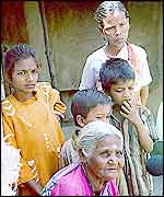 Three generations of a rural family