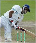 Hashan Tillekeratne was hit a few times