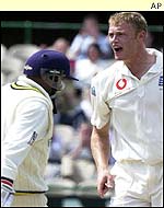 Aravinda de Silva and Andrew Flintoff