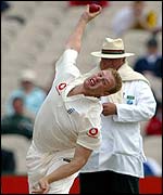 Andrew Flintoff - he played his part on Monday