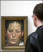 Frances Costelloe by Lucian Freud