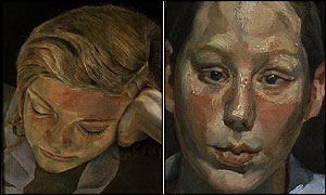 Girl Reading (1952) and Frances Costelloe (2002)