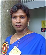 Pinky, a eunuch in Bangladesh