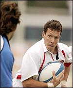 England A full back Tom Beim