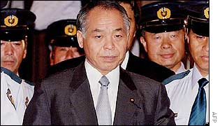 Muneo Suzuki, arrested in June over a bribery scandal