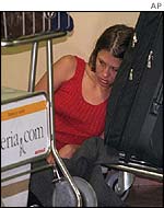 Stranded passenger in Madrid