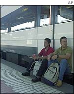 A train station in Madrid