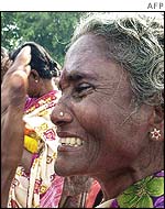 Colombo protest by mothers seeking wherebouts of children who disappeared in the conflict