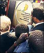 Consultation meeting with locals about the project