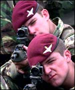 British soldiers in Macedonia