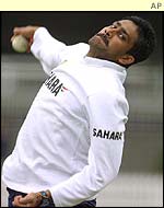 Kumble's stock ball is the top-spinner