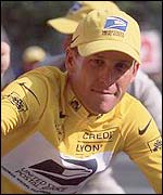 Three-time tour winner Lance Armstrong