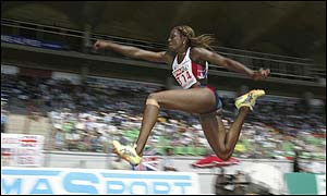  Triple-jumper Ashia Hansen