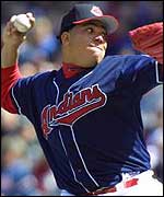 Bartolo Colon of the Cleveland Indians
