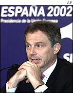 Tony Blair in Seville
