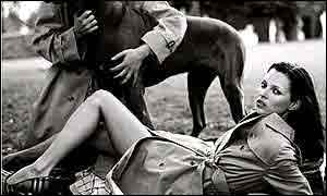 Burberry advertisement featuring Kate Moss