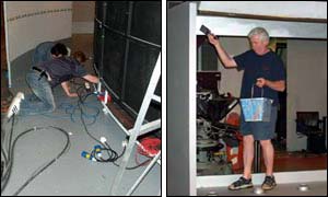 Adding finishing touches toi the wiring and the paintwork