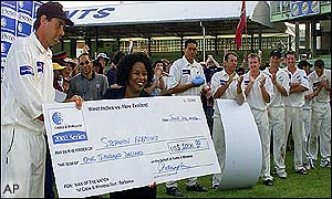 New Zealand's skipper is rewarded for his first innings century 