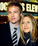 Brad Pitt and Jennifer Aniston