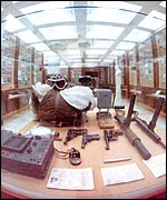 Hundreds of exhibits provide a chilling insight into the world of spying