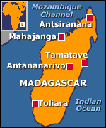Madagascar's major towns