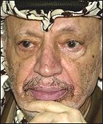 Palestinian leader Yasser Arafat