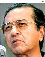 Malaysian Prime Minister Mahathir Mohamad