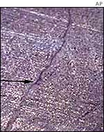 Cracks in metal liners inside Atlantis and Discovery spacecraft