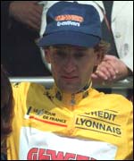 Ivan Gotti during Tour 95