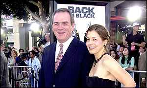 Tommy Lee Jones and wife Dawn 