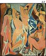 Picasso's Demoiselles d'Avignon 
