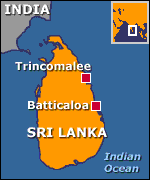 Map of Sri Lanka