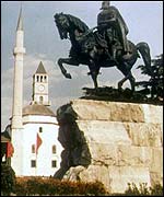 The city's central square