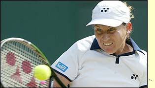 Fourth seed Monica Seles sets up a tricky third round encounter with Ai Sugiyama after seeing off Rossana Neffa-De Los Rios