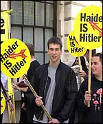 Anti-Nazi league demonstration