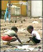 Children playing in the street
