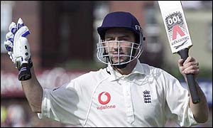 Power turns up in full gear to play cricket for England