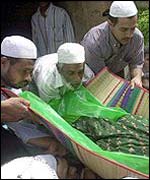 Muslims funeral for victim of earlier clash