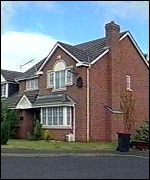 The front of the house at Checkley Lane, St George's, Telford
