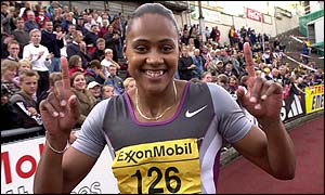 Jones celebrates her Oslo win