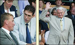 A host of Bristish celebrities turn out to support Tim Henman