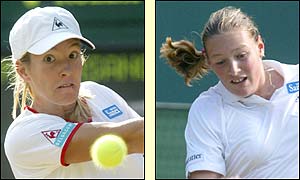 Belgium's Henin won her contest in straight sets