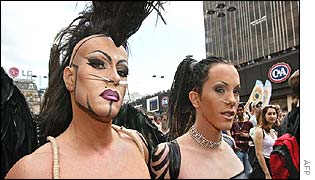 Paris gay pride march