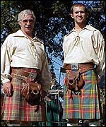 Men in kilts