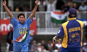 Agarkar takes India's second wicket