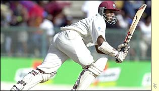 At the close of play on day three of the seond Test in Grenada Shivnarine Chanderpaul is unbeaten on 51